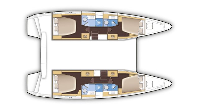 Lagoon 42 - 4 + 2 cab. White Waves